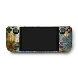 MightySkins Carbon Fiber Skin Compatible with Valve Steam Deck - Space Cloud | Protective, Durable Textured Carbon Fiber Finish | Easy to Apply, Remove, and Change Styles | Made in The USA