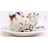 Dogs Breakfast Cup & Saucer Set Fine Bone China Cute