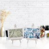 CRAFFANCY Mini Plastic Display Easel, 20 Pcs White Tabletop Art