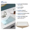 Sarlai Undermount Bathroom Sink - 21 x 15 inch Rectangular