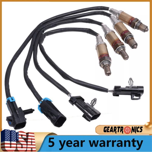 Gearzaar 4PCS Upstream Downstream O2 Oxygen Sensor For Chevy Silverado