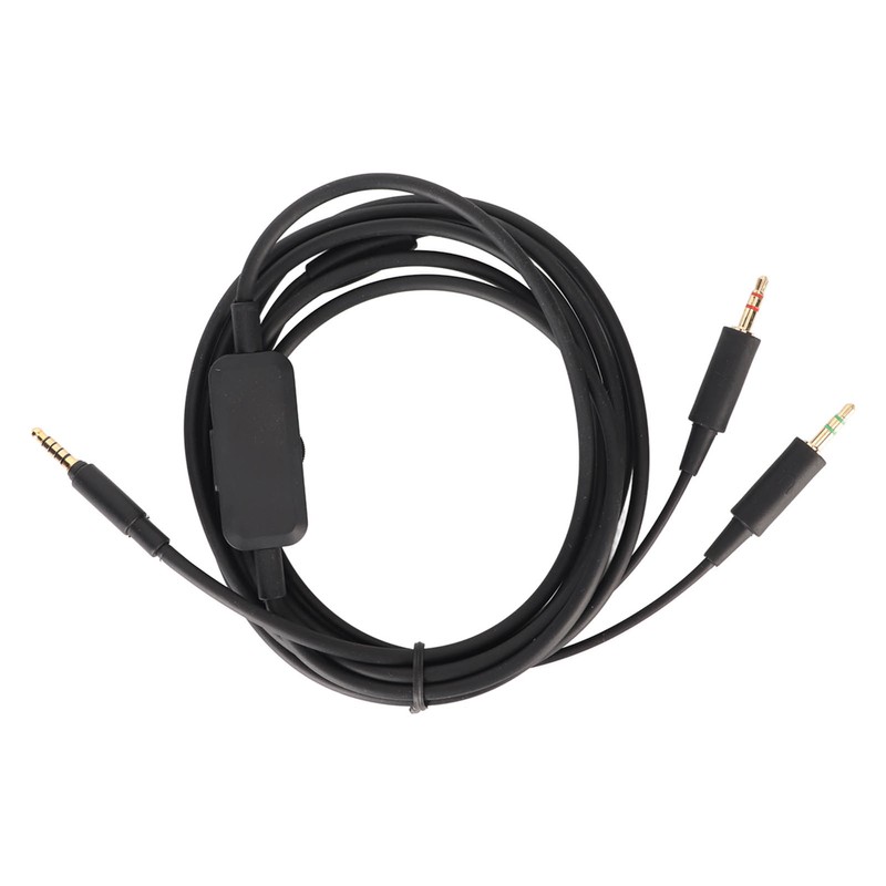 Replacement Headphone Cable 3.5mm Volume Control Sound Cable Compatible for