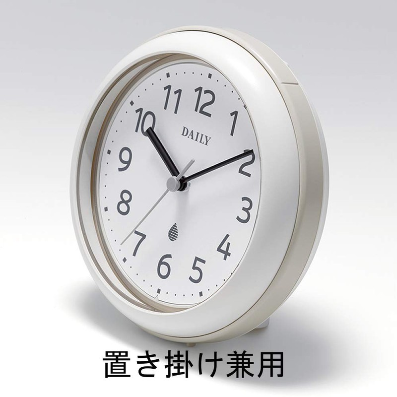 RHYTHM 4KG711DN08 Wall Clock, Table Clock, Waterproof, Dustproof, Aquapark DN