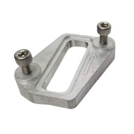 Z Whip MAF Mass Air Flow Weld Bung to Mount Card Slot Style MAF Sensors to Cold air Pipe Tubing Cold Side Turbo Billet Aluminum LS3 LS7 LSA LT1 LT4 L83 L86 Boss Plate Weldable Proudly Made in The USA