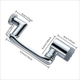 Kitchen Faucet Extender, 1 Count 360° Rotatable Faucet Sprayer with Dual Water Outlet Mode, Faucet Tap Adapter, Summer for Gift,  Kitchen Sink Accessories