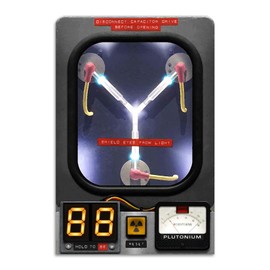 Bargain Max Decals 80s Movie Flux Capacitor Sticker Decal Notebook Car Laptop 3.5"x5.5" (Color)