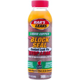 Bar's Leaks 1109 Liquid Copper Block Seal, Intake and Radiator Stop Leak, 18 oz.