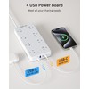 DEPOW Surge Protected Power Board with 8 AC Outlets, Powerboard