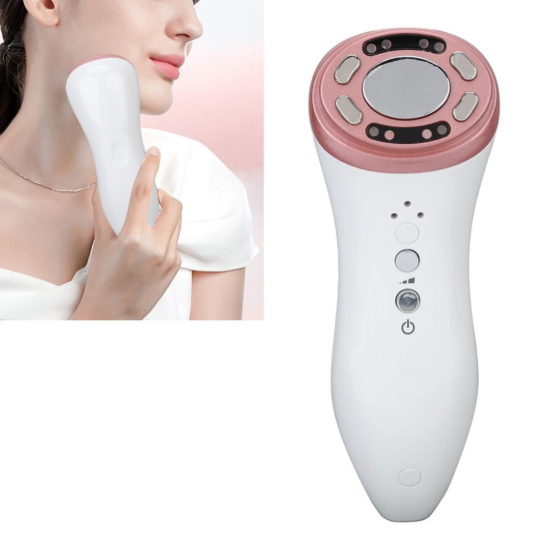 Mini HIFU Face Beauty Machine Hot Compress Promote Collagen Ultrasonic