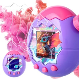 AQXNG Compatible Tamagotchi Paradise Film, Screen Protection Film, Set of 5, Protective Film for Tamagotchi Paradise, Real Machine Verified, Antibacterial Rate 99.9%, Flexible TPU, 3D Curved Surface