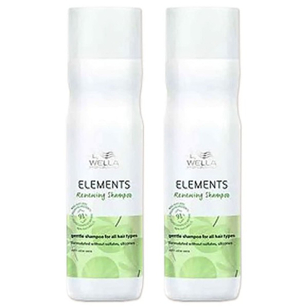 Wella Elements Shampoo 8.5 fl oz (250 ml) x 2 Piece Set