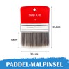 COOZEE Holcroft Filbert Paddle 4 in Scale Brush