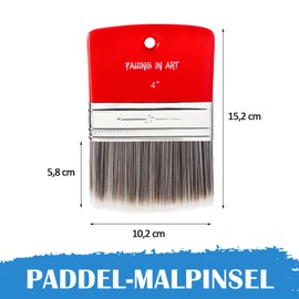 COOZEE Holcroft Filbert Paddle 4 in Scale Brush