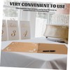 jojofuny Rustic Wedding Guest Book Pages Elegant Keepsake for Bridal