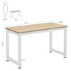 Tribesigns Computer Desk, 47 inch Modern Simple Office Desk Computer