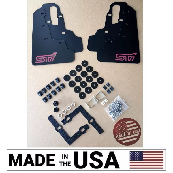 StreetRays [Originals] [SR] 2015-2021 Mud Flaps Set BLACK w/ Hardware