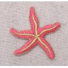 Starfish - Coral Pink/Gold - Sea Star - Iron on