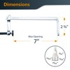 POWERTEC 4PK Quick Screw Guide Rail Clamp for MFT Table