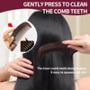 Multifunctional Dandruff Comb with Hollow Teeth Scalp Detoxing Tool for