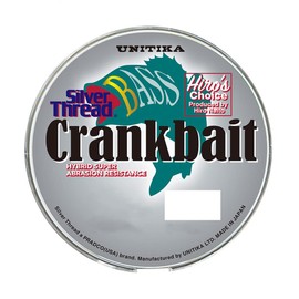 UNITIKA Silver Threaded Bass Crankbait Nylon, 328.4 ft (100 m), 18lb