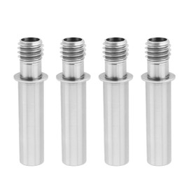 Create idea Pack of 4 Stainless Steel Nozzles M6 3D Printer Heatbreak Throat Tube Compatible with Creality Ender 3 V2 Neo CR-5 PRO CR10 Smart 3D Printer 30 mm