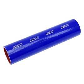 HPS HTST-238-BLUE Silicone High Temperature 4-ply Reinforced Tube Coupler Hose, 60 PSI Maximum Pressure, 12" Length, 2-3/8" ID, Blue