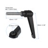 QUARKZMAN 4 Pieces Clamping Lever Handles M8 x 40mm 304