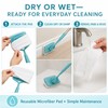 Extendable Baseboard Cleaner Mop with Reusable Microfiber Pad