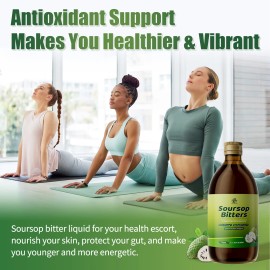 iMatchme 500ML Premium Soursop Bitters Liquid –15-Herb Immune Support | Digestive Health