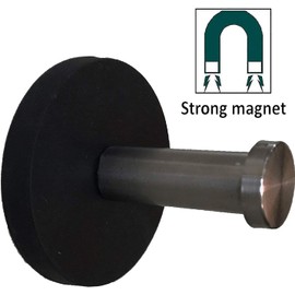Magnetic Hooks Magnetic Hanger,Strong Magnet Hanging for Hard Hat,Bags,Purse,Coat,Umbrellas,Key,Scarf,Toys,Gloves,Jacket,Towels etc 2.5" Diameter Magnet - No Scratches