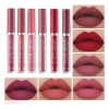 Set de 6 labiales Handaiyan Z Lápiz Labial color rosa