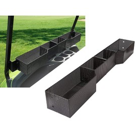 Golf Cart Compatible Yamaha Front Inner Dash Storage Basket and Rack Fits Yamaha G29 and Drive 2, Heavy Steel Golf Cart Mesh Basket