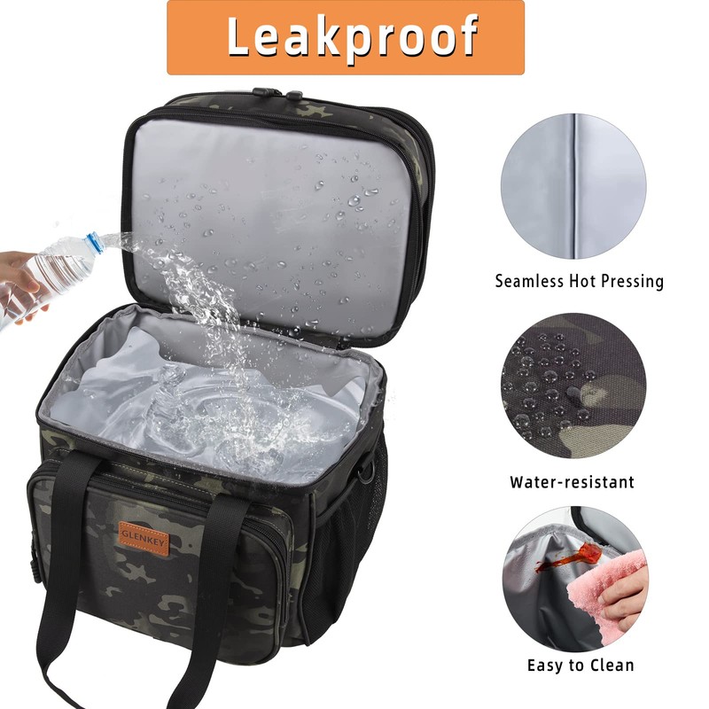 Expandable Large Lunch Bag, Insulated Heavy Duty Lunch Box Leakproof