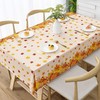 Sundonix Thanksgiving Tablecloth Plastic Disposable - Fall Rectangular Paper Tables