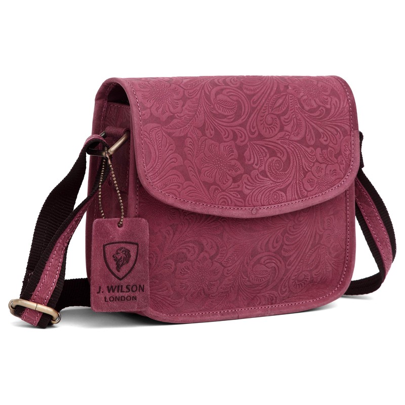 J. Wilson London Satchel Bag Women Leather Crossover 2 litres