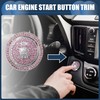 Partuto Universal Bling Car Engine Start Stop Button Cover, One
