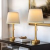 Oneach Modern Gold Brass Table Lamp Set of 2 for