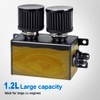 JDMON AN8 1.2L Dual Filter Engine Oil Catch Can Tank,