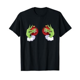 Funny Elf Heart Hands Love Christmas T-Shirt