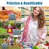 [6 Piezas]Bolsas Plegables Reutilizables, Bolsas de Comestibles, Bolsa De Compra