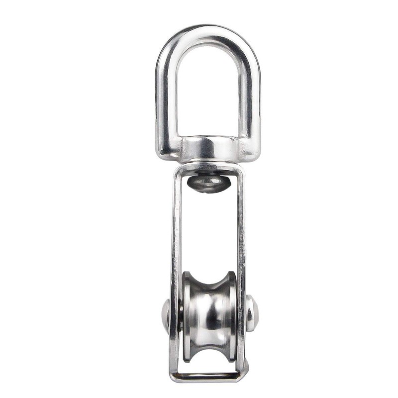 BNYZWOT Stainless Steel Wire Rope Crane Pulley Block M25 Lifting