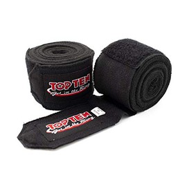 TOP TEN Boxing Bandage Elastic 5 cm x 350 cm Black