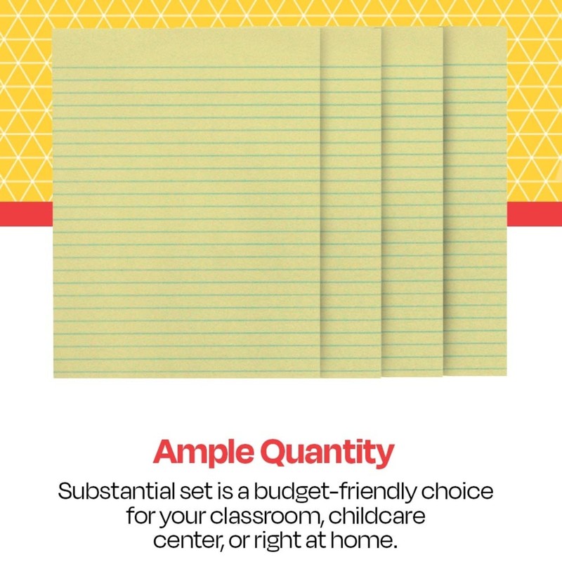 School Smart Composition Paper, No Margin, 8-1/2 x 11 Inches,