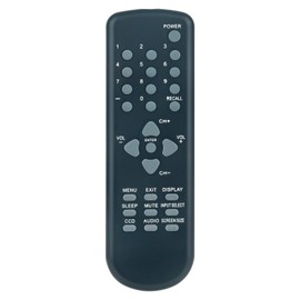076E0RC011 Replacement Remote Control Compatible for SANSUI TV HDLCD1909 HDLCD185W HDLCD19WB HDLCD1909A HDLCD1909B RT076E0RC011 076E0RC01 19 Inch Wide TFT LCD Television with Digital Tuner