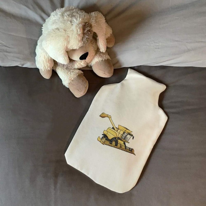 'Combine Harvester' Hot Water Bottle Cover (HW00035861)
