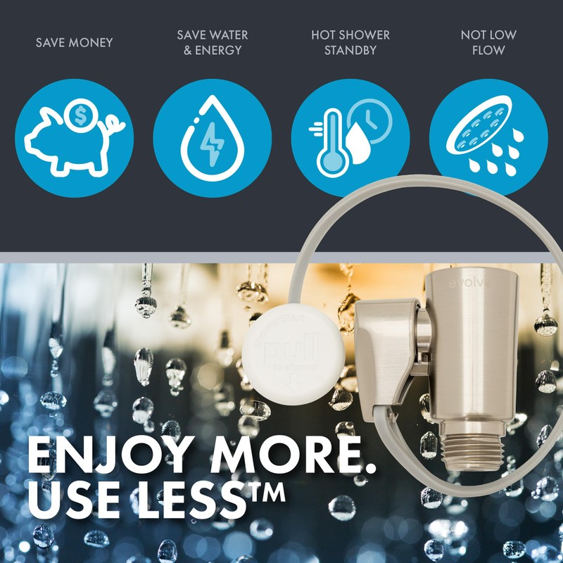 Evolve EV1003 ShowerStart Thermostatic Shutoff Valve in Brushed Nickel instead
