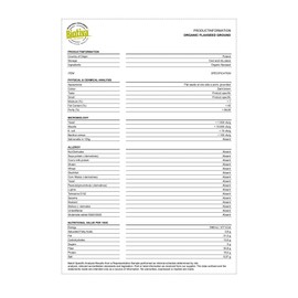 Biotiva Leinsamenmehl Bio 1kg - Flachspflanze - Low Carb Mehl - glutenfrei sojafrei laktosefrei - Premium Bio- Qualit?t - zertifiziert und kontrolliert in Deutschland - Biotiva