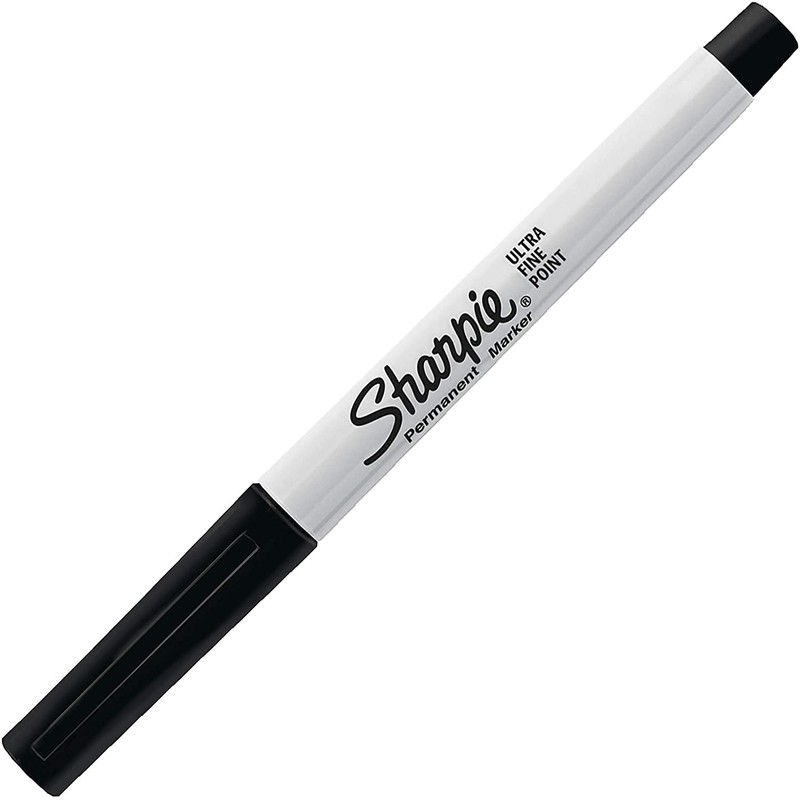 Sharpie Permanent Markers, Ultra Fine Point, Black, 24 Count, 2