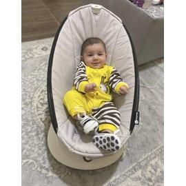 Infant Newborn Baby Boy Rompers Giraffe Pattern Button Jumpsuit Clothes Fall Winter Outfit Yellow 3-6 Months