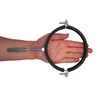 Pack of 2 Anti-Vibration Single Metal Pipe Brackets Clamps Rubber